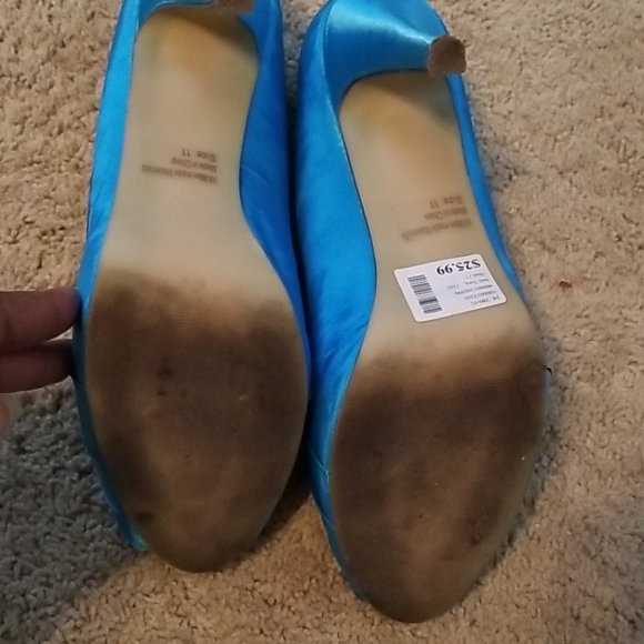 Ladies peep toe heels - Picture 2 of 4